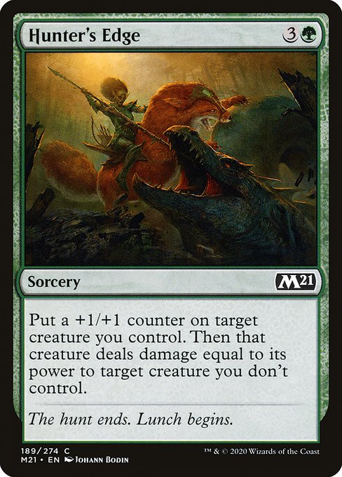Hunter's Edge (189) (Foil) - Core Set 2021 - Game On
