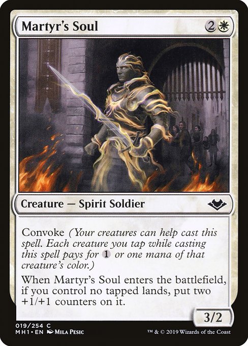 Martyr's Soul (19) (Foil) - Modern Horizons - Game On