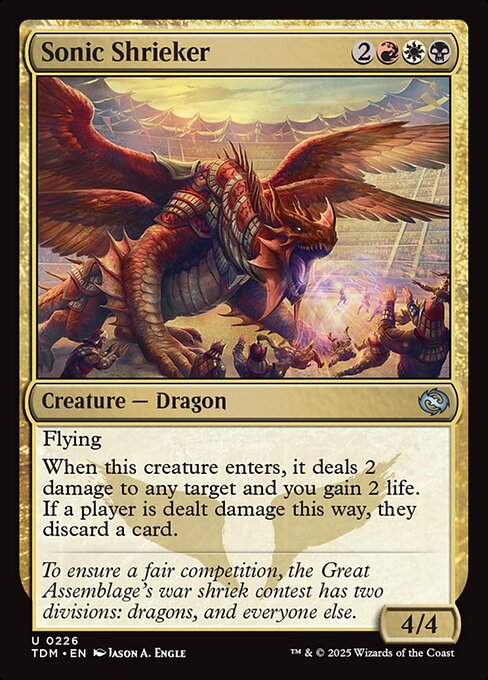 Sonic Shrieker (226) - Tarkir: Dragonstorm - Game On