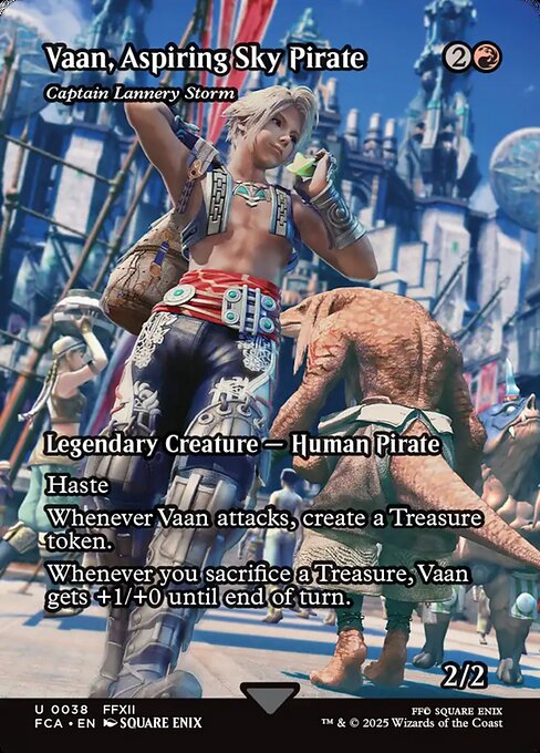 Captain Lannery Storm (38) - BORDERLESS - FULL ART - Final Fantasy: Through the Ages - Game On