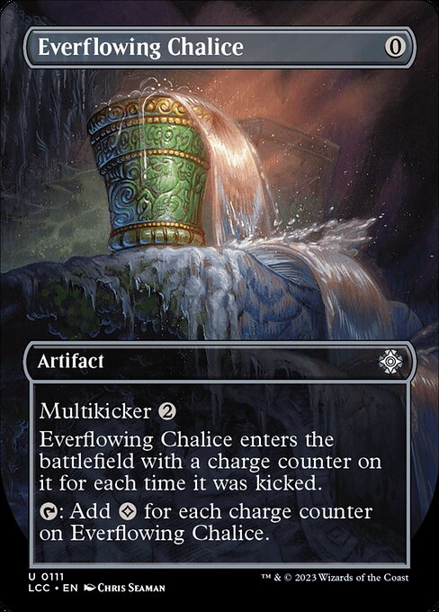 Everflowing Chalice (111) - BORDERLESS (Foil) - The Lost Caverns of Ixalan Commander - Game On