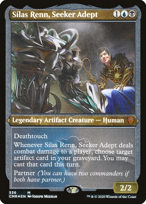 Silas Renn, Seeker Adept (536) (Etched) - Commander Legends - Game On