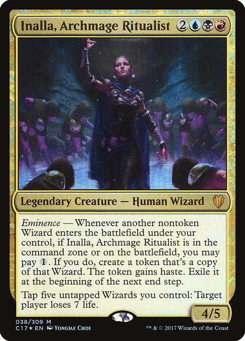Inalla, Archmage Ritualist (38) (Foil) - Commander 2017 - Game On