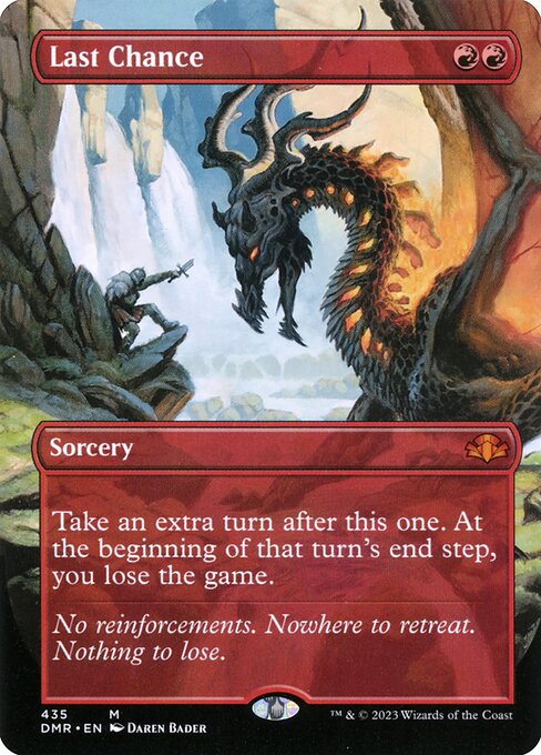 Last Chance (435) - BORDERLESS - FULL ART - Dominaria Remastered - Game On