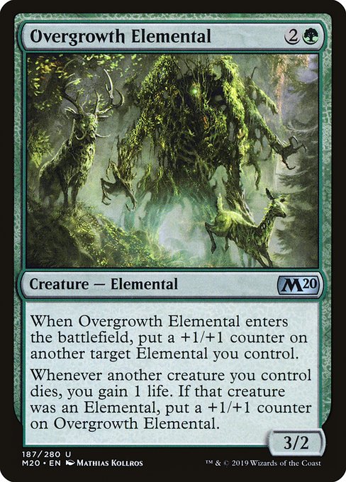 Overgrowth Elemental (187) - Core Set 2020 - Game On