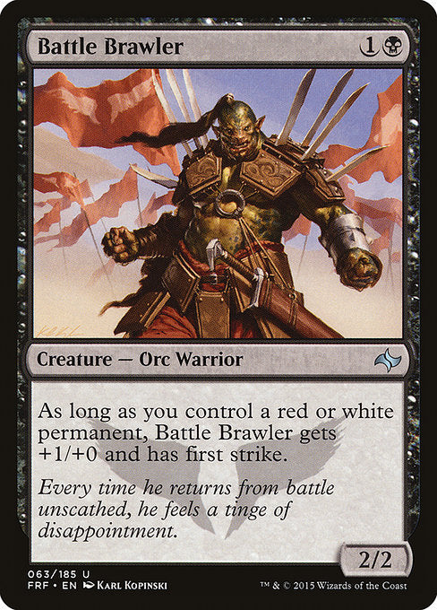 Battle Brawler (63) (Foil) - Fate Reforged - Game On