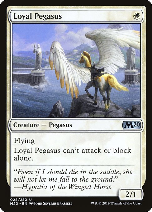 Loyal Pegasus (28) - Core Set 2020 - Game On