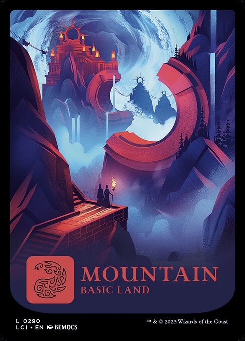 Mountain (290) - FULL ART (Foil) - The Lost Caverns of Ixalan - Game On