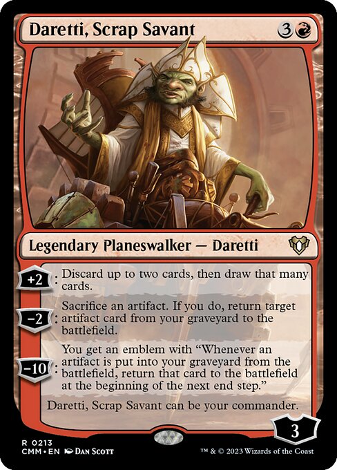 Daretti, Scrap Savant (213) - Commander Masters - Game On