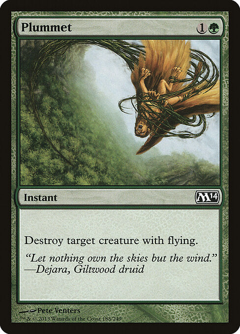 Plummet (188) (Foil) - Magic 2014 - Game On