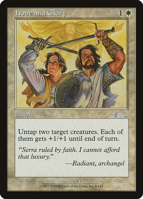 Hope and Glory (9) - Urza's Legacy - Game On