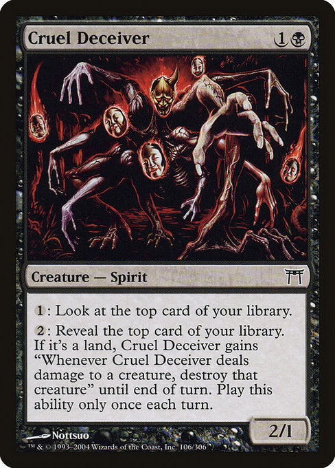 Cruel Deceiver (106) (Foil) - Champions of Kamigawa - Game On