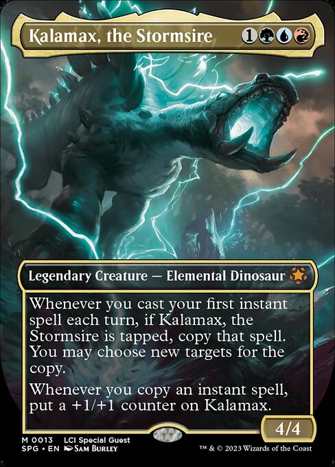 Kalamax, the Stormsire (13) - BORDERLESS - FULL ART (Foil) - Special Guests - Game On