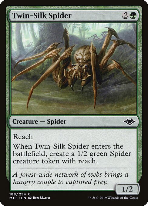 Twin-Silk Spider (188) (Foil) - Modern Horizons - Game On