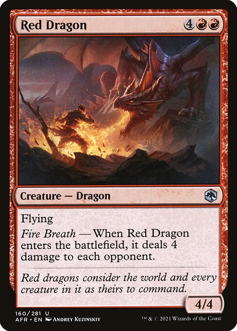 Red Dragon (160) - Adventures in the Forgotten Realms - Game On