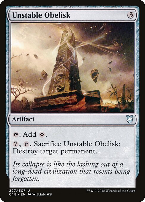 Unstable Obelisk (227) - Commander 2018 - Game On