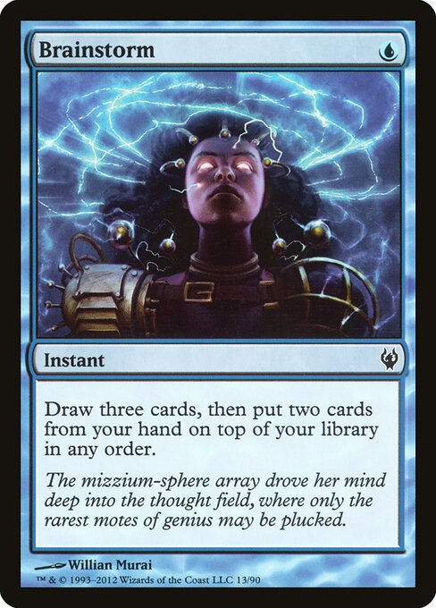 Brainstorm (13) - Duel Decks: Izzet vs. Golgari - Game On