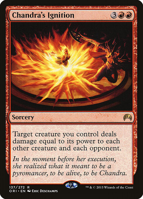 Chandra's Ignition (137) (Foil) - Magic Origins - Game On
