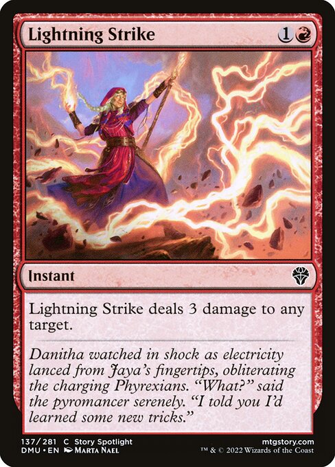 Lightning Strike (137) (Foil) - Dominaria United - Game On