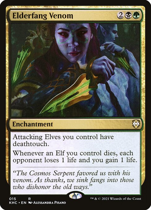 Elderfang Venom (15) - Kaldheim Commander - Game On