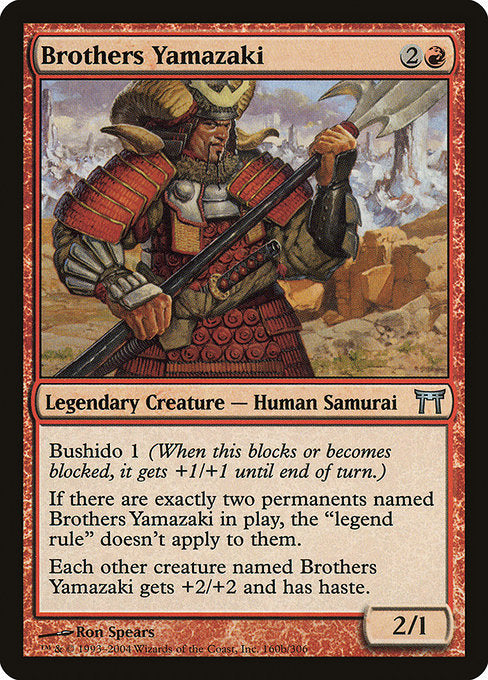 Brothers Yamazaki (160b) - Champions of Kamigawa - Game On