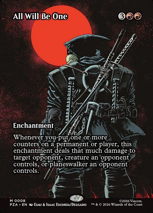 All Will Be One (8) - BORDERLESS - FULL ART - Teenage Mutant Ninja Turtles Source Material - Game On