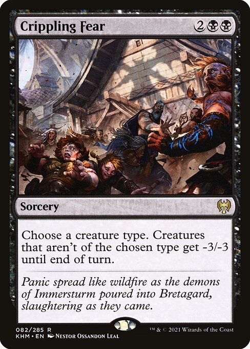 Crippling Fear (82) (Foil) - Kaldheim - Game On