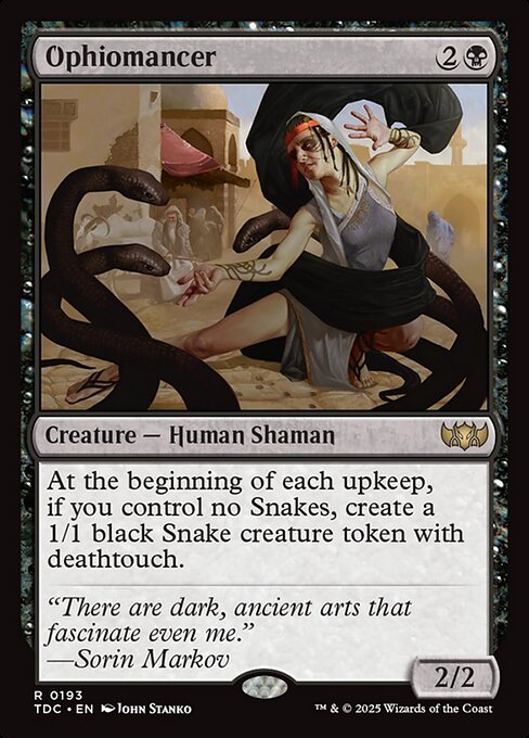 Ophiomancer (193) - Tarkir: Dragonstorm Commander - Game On