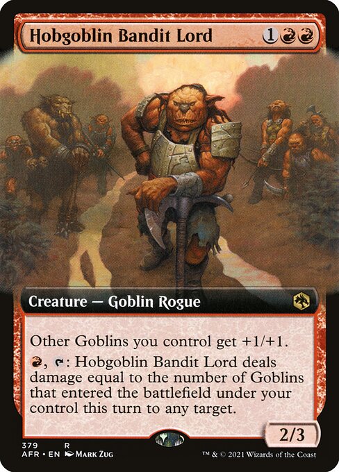 Hobgoblin Bandit Lord (379) - EXTENDED ART - Adventures in the Forgotten Realms - Game On