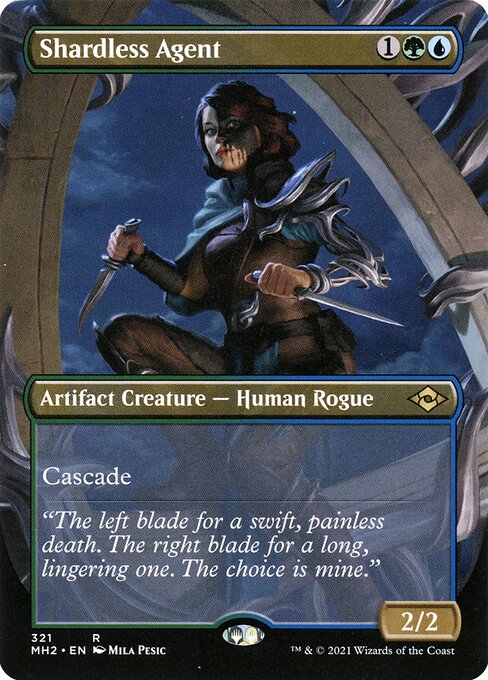 Shardless Agent (321) - BORDERLESS - FULL ART (Foil) - Modern Horizons 2 - Game On