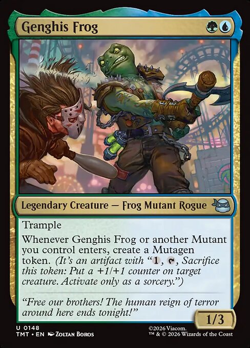 Genghis Frog (148) (Foil) - Teenage Mutant Ninja Turtles - Game On