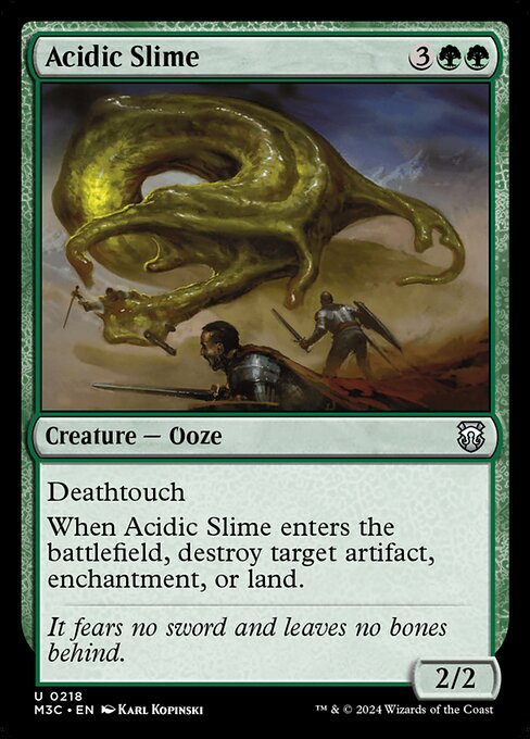 Acidic Slime (218) - Modern Horizons 3 Commander - Game On
