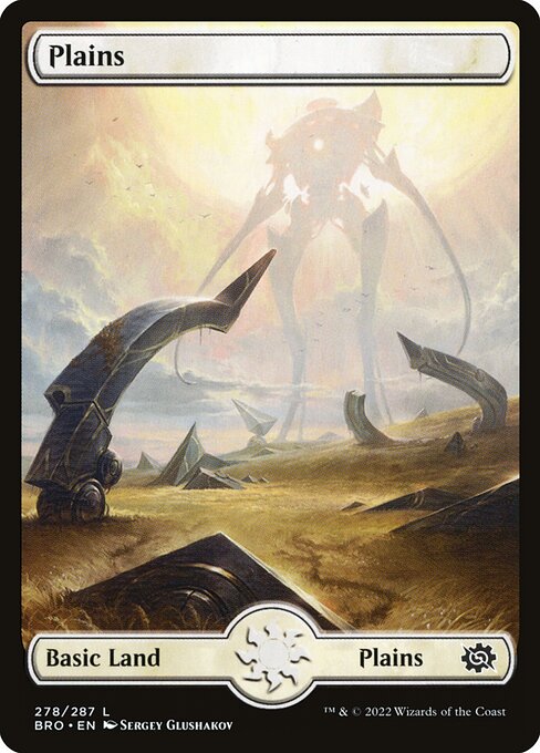 Plains (278) - FULL ART (Foil) - The Brothers' War - Game On