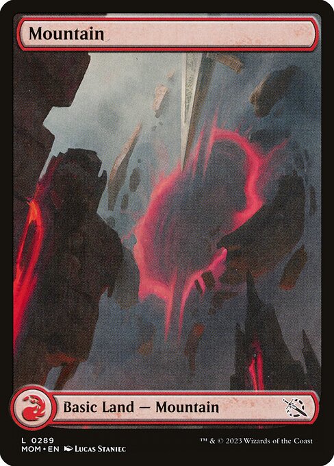 Mountain (289) - FULL ART - March of the Machine - Game On