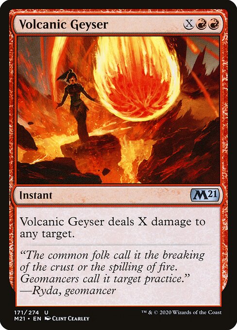 Volcanic Geyser (171) (Foil) - Core Set 2021 - Game On
