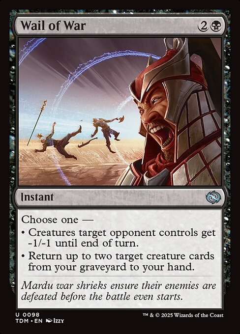 Wail of War (98) (Foil) - Tarkir: Dragonstorm - Game On