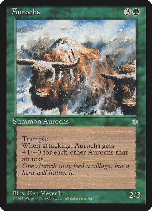 Aurochs (225) - Ice Age - Game On