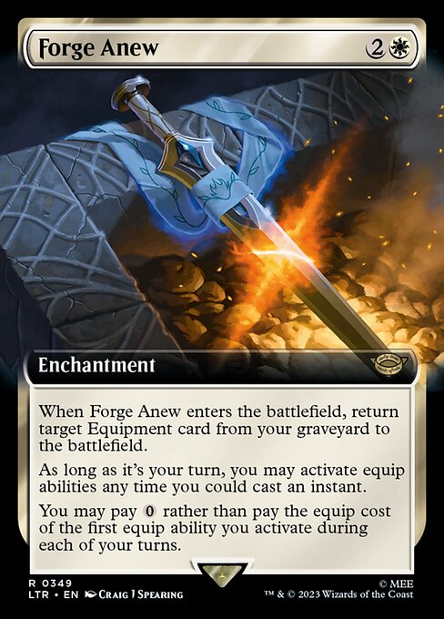 Forge Anew (349) - EXTENDED ART - The Lord of the Rings: Tales of Middle-earth - Game On