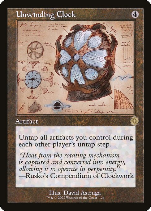 Unwinding Clock (124) (Foil) - The Brothers' War Retro Artifacts - Game On
