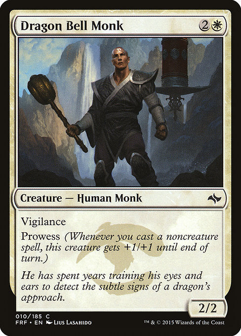 Dragon Bell Monk (10) (Foil) - Fate Reforged - Game On