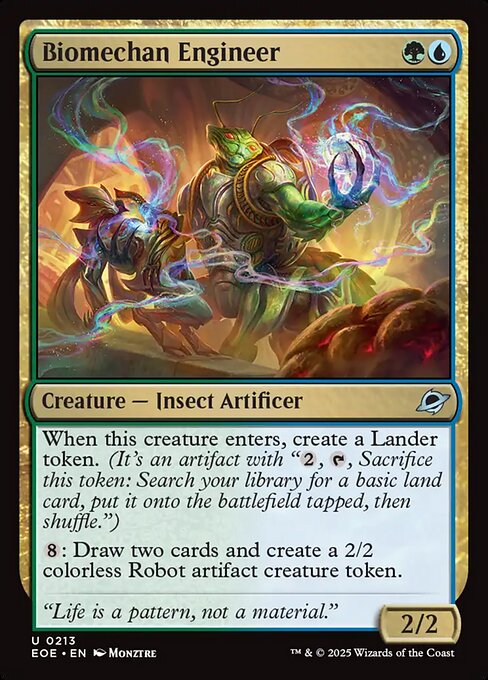 Biomechan Engineer (213) (Foil) - Edge of Eternities - Game On
