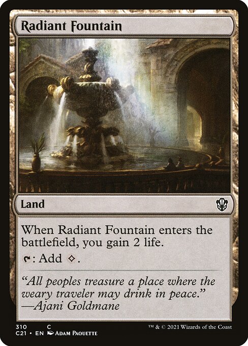 Radiant Fountain (310) - Commander 2021 - Game On