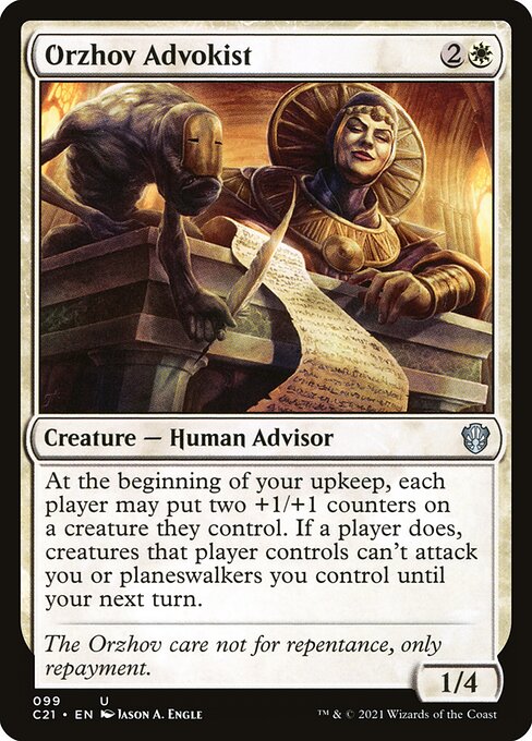 Orzhov Advokist (99) - Commander 2021 - Game On