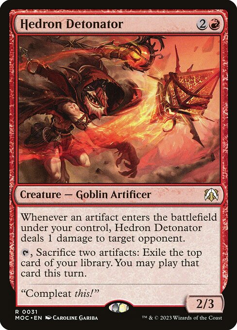 Hedron Detonator (31) - March of the Machine Commander - Game On