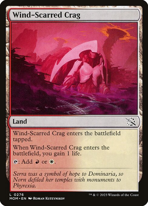 Wind-Scarred Crag (276) (Foil) - March of the Machine - Game On