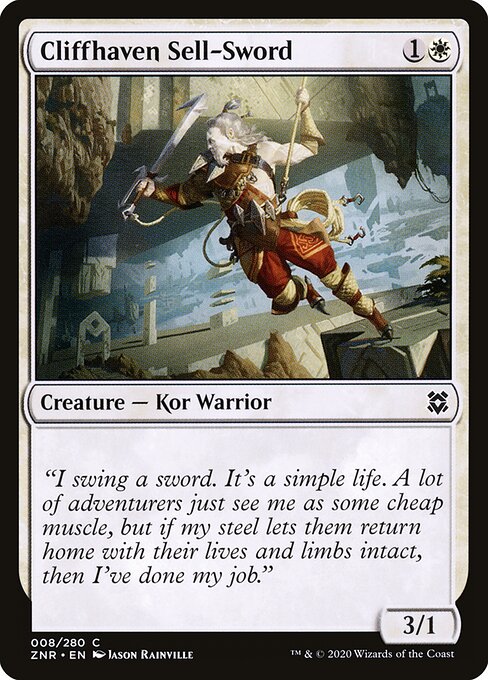 Cliffhaven Sell-Sword (8) - Zendikar Rising - Game On