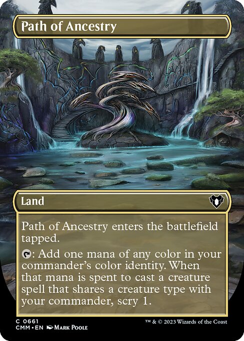 Path of Ancestry (661) - BORDERLESS - FULL ART - Commander Masters - Game On
