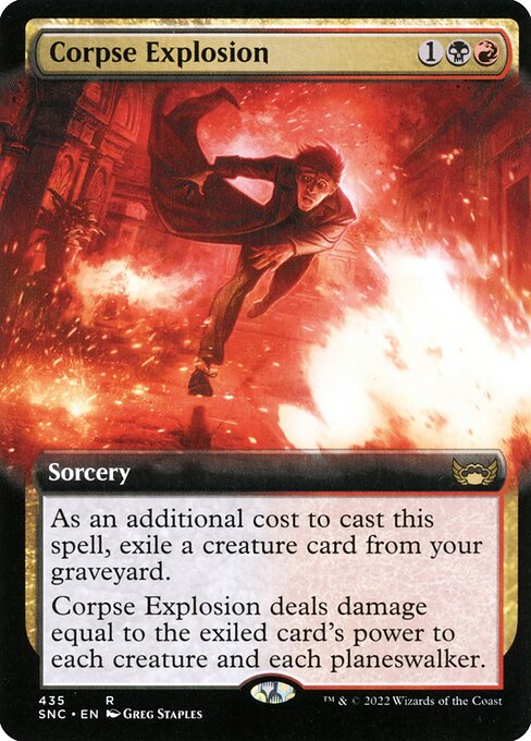 Corpse Explosion (435) - EXTENDED ART - Streets of New Capenna - Game On