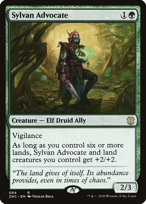 Sylvan Advocate (84) - Zendikar Rising Commander - Game On
