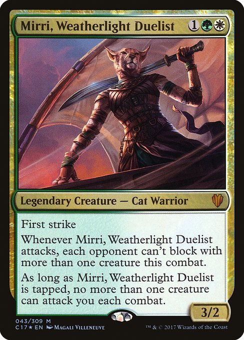 Mirri, Weatherlight Duelist (43) (Foil) - Commander 2017 - Game On